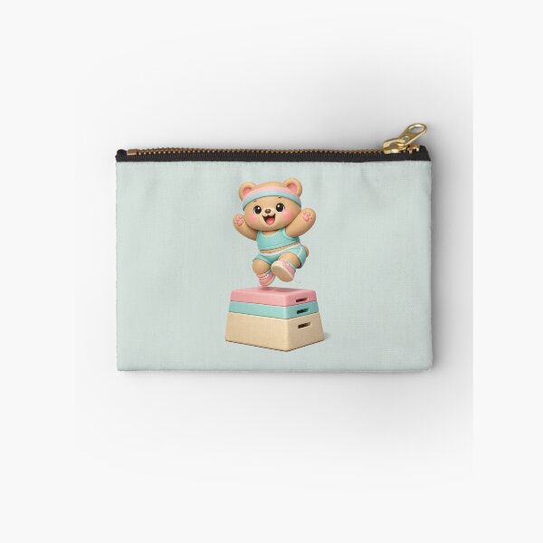 Item preview, Cute Baby Bear Box Jump Gym Buddy | Kawaii 3D Workout Animal designed and sold by Moons Studio.