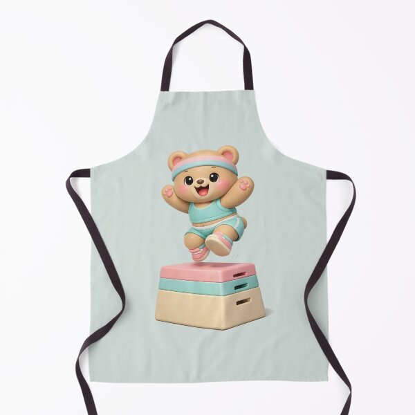 Item preview, Cute Baby Bear Box Jump Gym Buddy | Kawaii 3D Workout Animal designed and sold by Moons Studio.