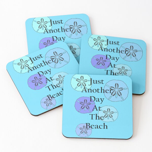 Item preview, Blue Purple Sand Dollars designed and sold by Leapingdoe.
