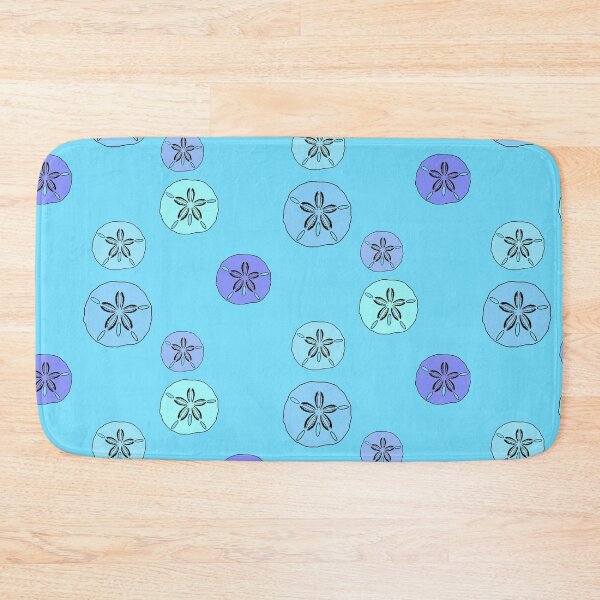Item preview, Blue Purple Sand Dollars designed and sold by Leapingdoe.
