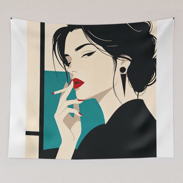 Item preview, Wall Art - Postcard - Poster - Minimalist Glamour in Bold Contrast designed and sold by ForeverPrintsOK.