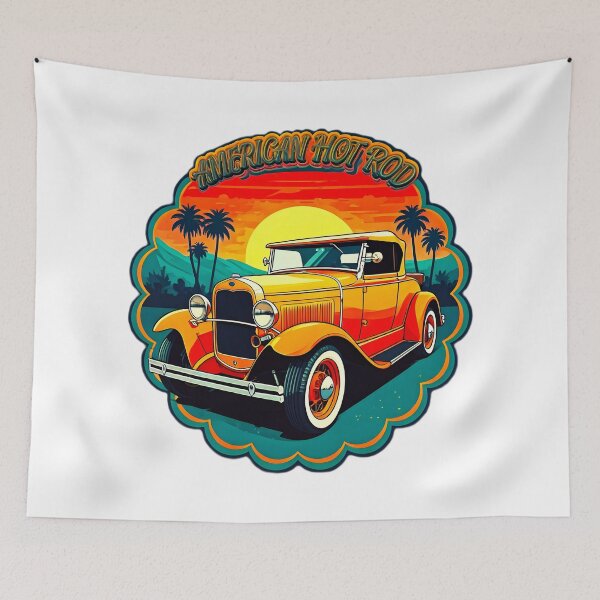 Item preview, Vintage 1932 Roadster Tropical Sunset designed and sold by rgagliardi2017.