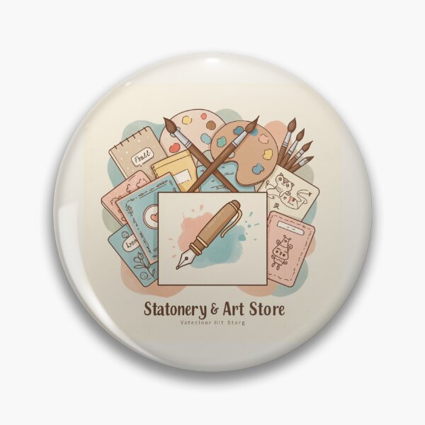 Item preview, Stationery & Art Store – Creative Artist Tools Illustration designed and sold by Yasmine Mohammed.