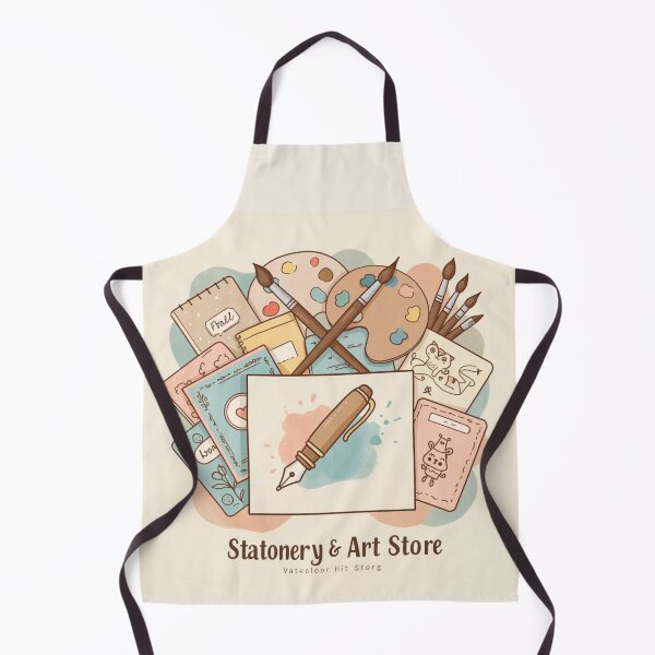 Item preview, Stationery & Art Store – Creative Artist Tools Illustration designed and sold by Yasmine Mohammed.