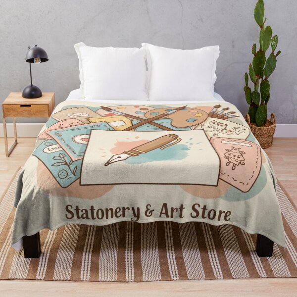 Item preview, Stationery & Art Store – Creative Artist Tools Illustration designed and sold by Yasmine Mohammed.