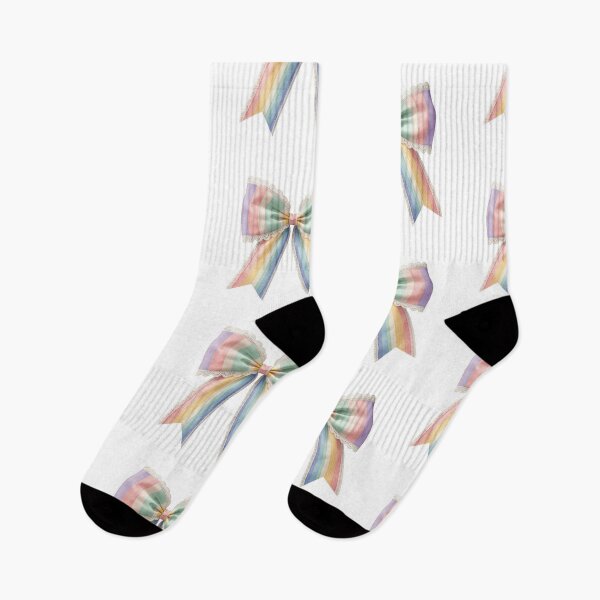Item preview, Pastel Rainbow Coquette Lace Pride Bow designed and sold by xMErCUrY03x.