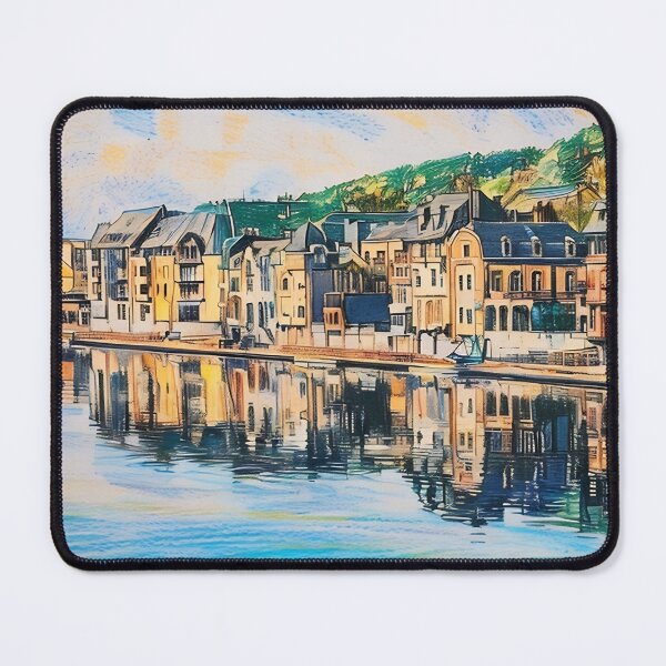 Item preview, Houses Along the Water designed and sold by tomorrowsart.