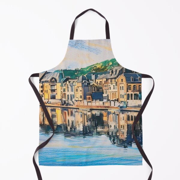Item preview, Houses Along the Water designed and sold by tomorrowsart.