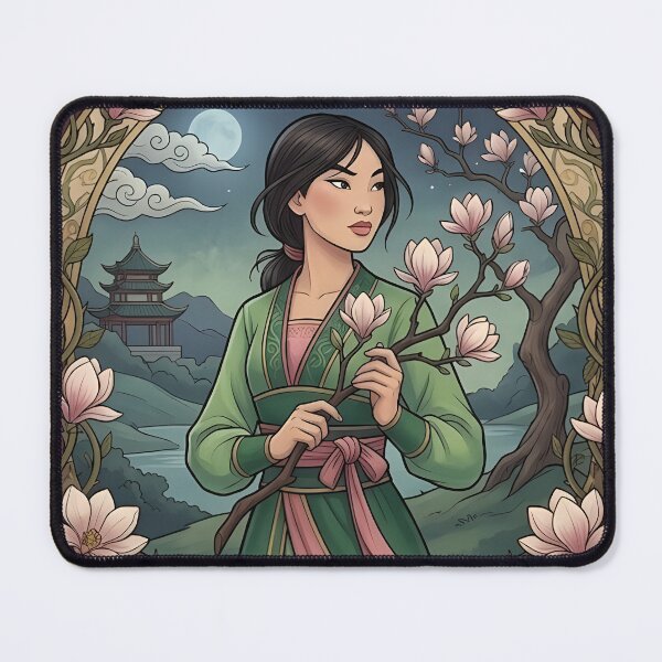 Item preview, Mulan with Magnolia Flower designed and sold by Avenelle.
