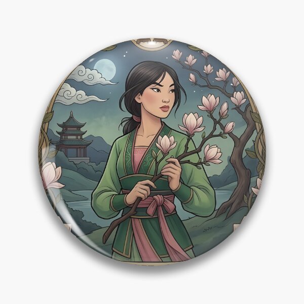 Item preview, Mulan with Magnolia Flower designed and sold by Avenelle.