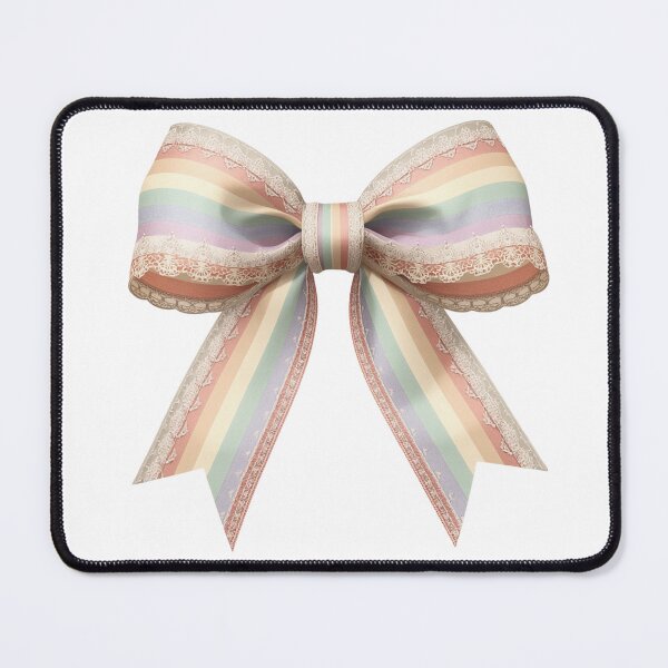 Item preview, Pastel Rainbow Coquette Lace Pride Bow V.1 designed and sold by xMErCUrY03x.