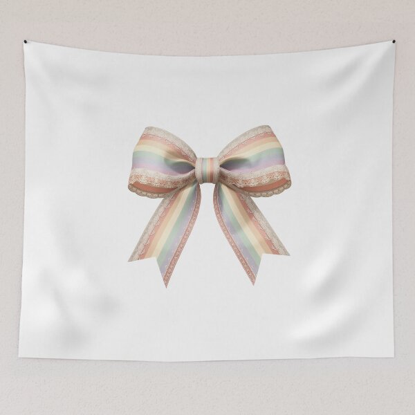 Item preview, Pastel Rainbow Coquette Lace Pride Bow V.1 designed and sold by xMErCUrY03x.