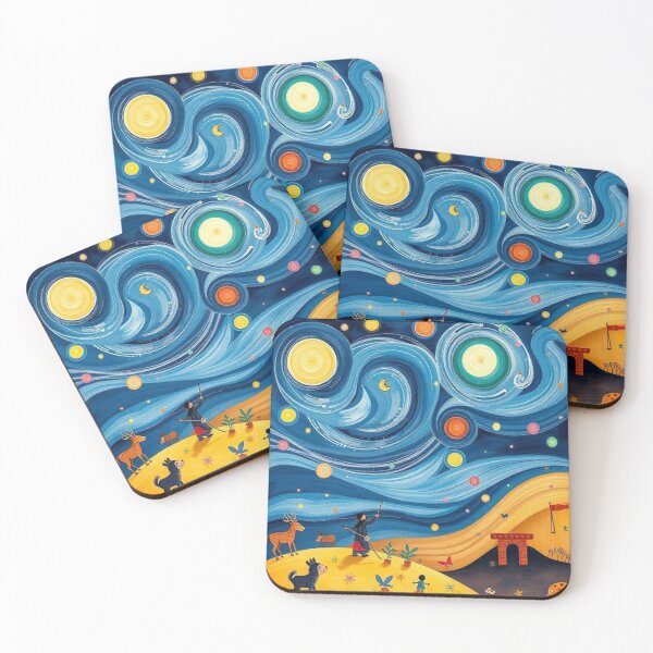 Item preview, Landscape with Blue Sky, Impressionist Painting Style designed and sold by RAISC.