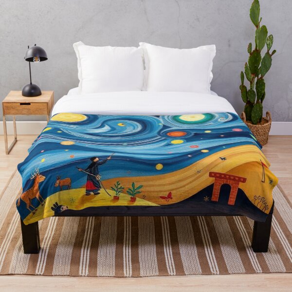 Item preview, Landscape with Blue Sky, Impressionist Painting Style designed and sold by RAISC.