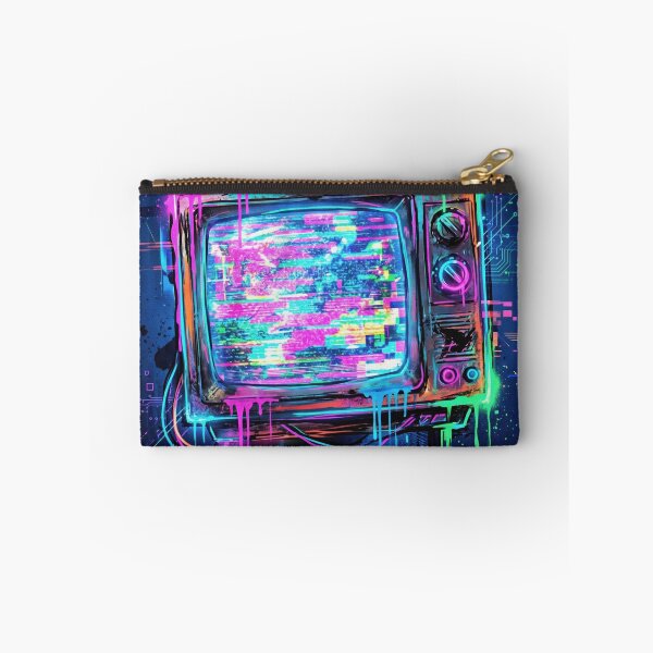 Item preview, Retro TV with Glitch Screen designed and sold by AnnArtshock.