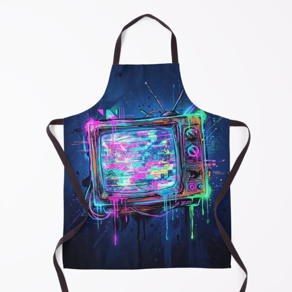 Item preview, Retro TV with Glitch Screen designed and sold by AnnArtshock.