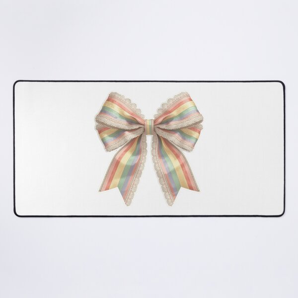 Item preview, Pastel Rainbow Coquette Lace Pride Bow V.2 designed and sold by xMErCUrY03x.