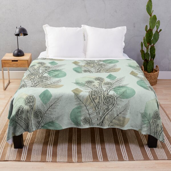 Item preview, Whimsical Fern Spiral Botanical Illustration designed and sold by blankTeeShirt.