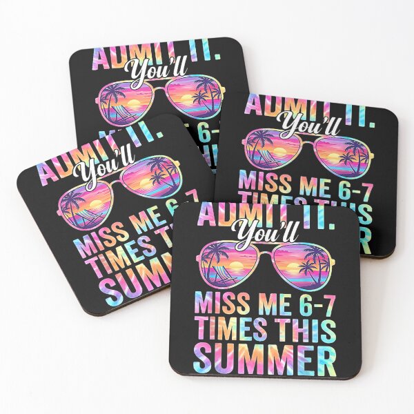 Item preview, Admit It. You'll Miss Me 6-7 Times This Summer Vacation Getaway Quote designed and sold by SanTiOmal.