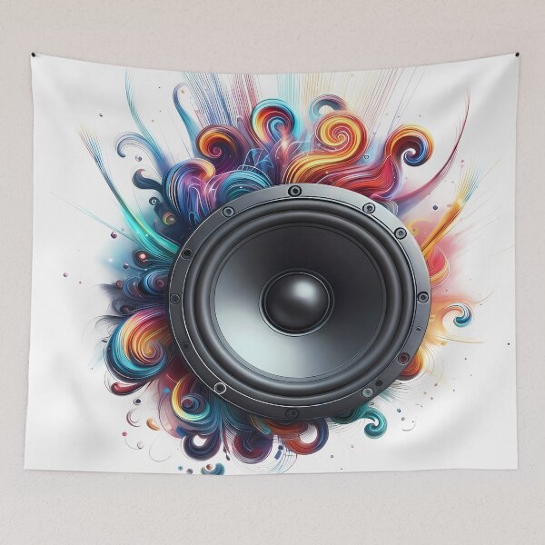 Item preview, Sound Explosion – Colorful Music Energy – World Music Day designed and sold by Art-Arcade6.