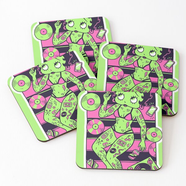 Item preview, “Vinyl Siren Sunbathes on Her Own Bad Decisions” designed and sold by Print Fiction.