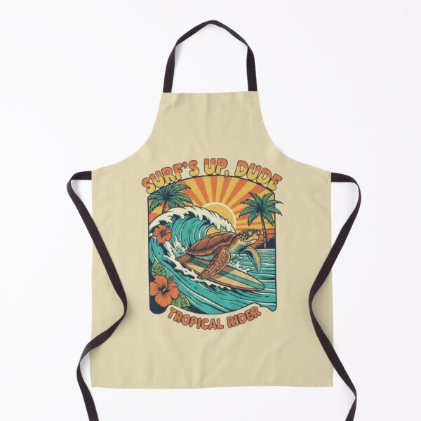 Item preview, Surf’s Up Turtle – Tropical Rider Design designed and sold by Dogandesighn.
