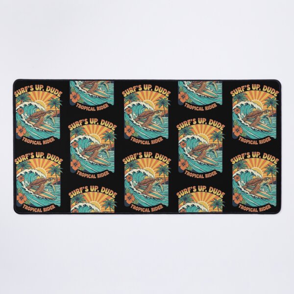 Item preview, Surf’s Up Turtle – Tropical Rider Design designed and sold by Dogandesighn.