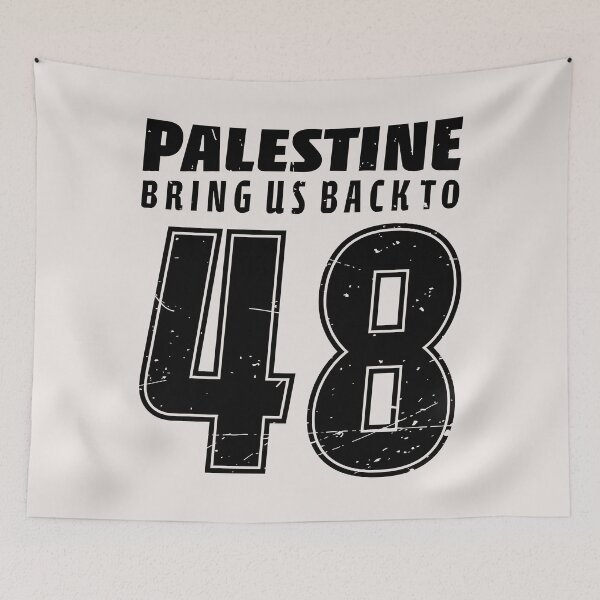 Item preview, Palestine 1948 Nakba Catastrophe Solidarity Design -Black designed and sold by Hurriyyatee.