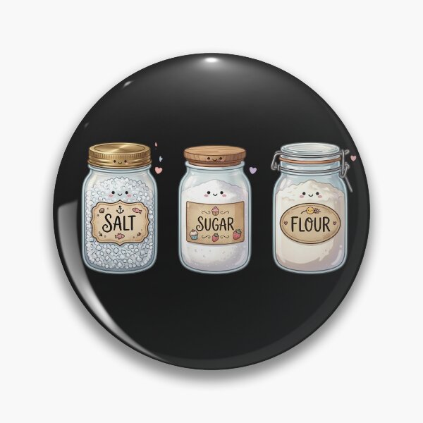 Item preview, The Cozy Kitchen Trio: Salt, Sugar and Flour designed and sold by jo-e-basta.