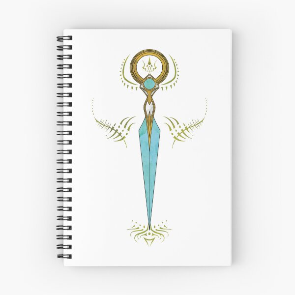 Item preview, Solas' Lyrium Dagger with Dirthamen Vallaslin designed and sold by freya_pip_creates.