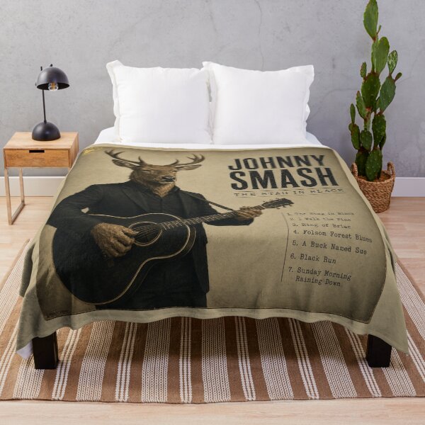 Item preview, Johnny Smash The Stag in Black designed and sold by MissTerryWoman.
