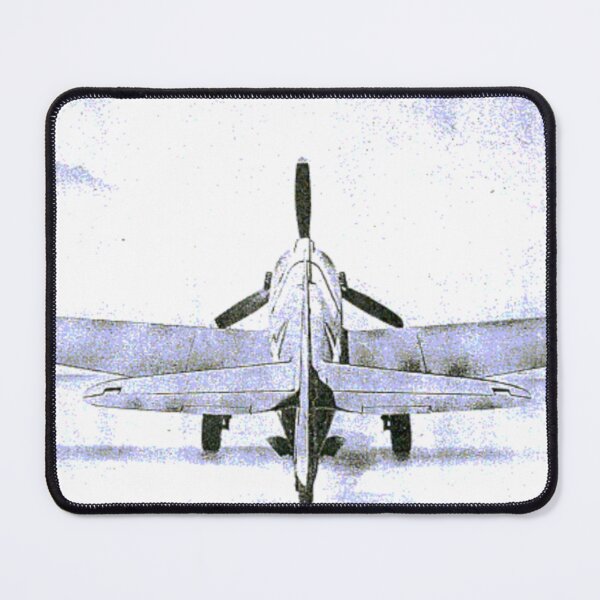 Item preview, rear view p40 sketch fighter plane  designed and sold by PilotandPlane.