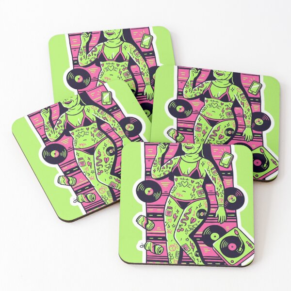 Item preview, “Vinyl Siren Sunbathes on Her Own Bad Decisions” designed and sold by Print Fiction.