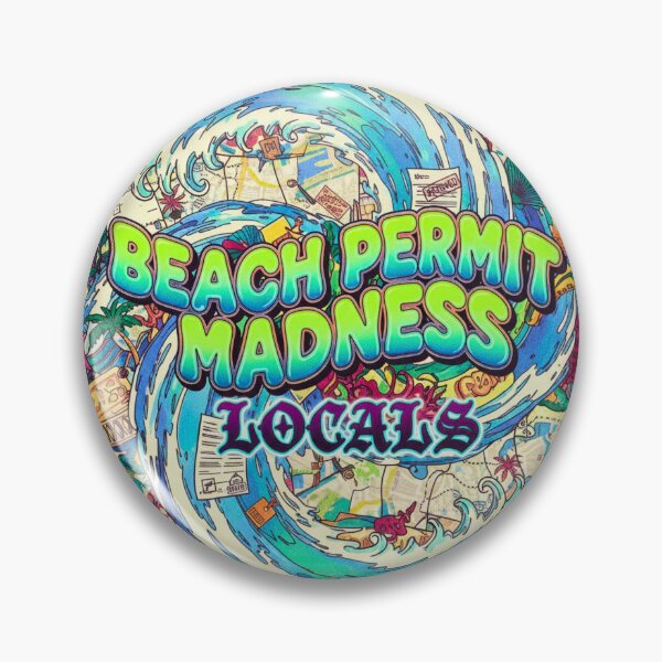 Item preview, Beach permit madness | Main Character Energy Gift for Locals designed and sold by FitEnvy.