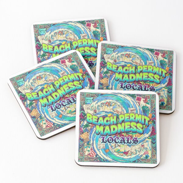 Item preview, Beach permit madness | Main Character Energy Gift for Locals designed and sold by FitEnvy.