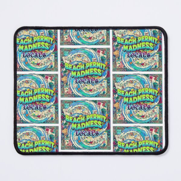 Item preview, Beach permit madness | Main Character Energy Gift for Locals designed and sold by FitEnvy.