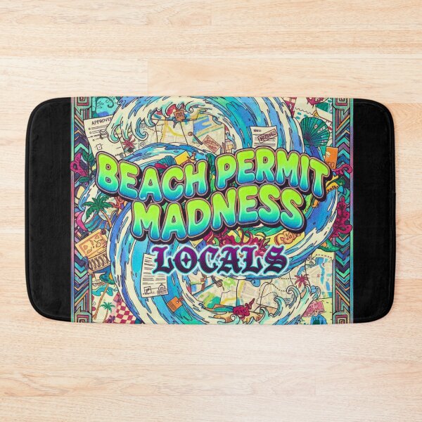 Item preview, Beach permit madness | Main Character Energy Gift for Locals designed and sold by FitEnvy.