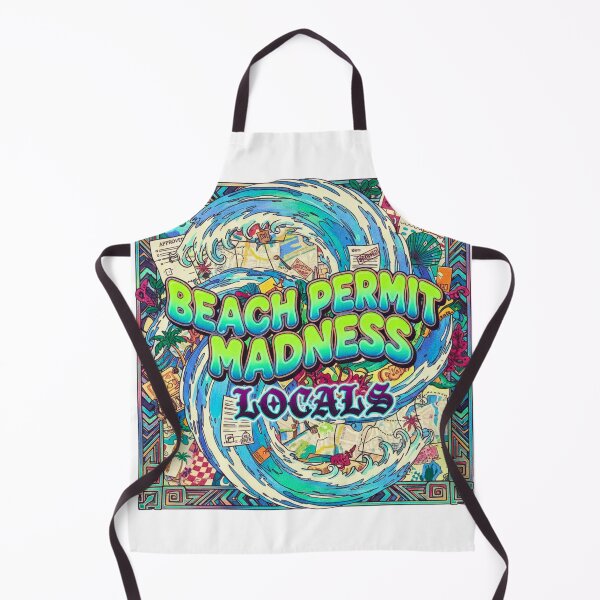 Item preview, Beach permit madness | Main Character Energy Gift for Locals designed and sold by FitEnvy.