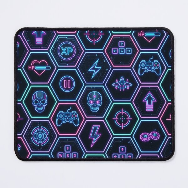 Item preview, Neon Hex Grid designed and sold by StickVerse by Owais.