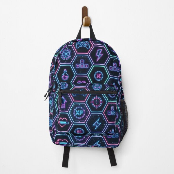 Item preview, Neon Hex Grid designed and sold by StickVerse by Owais.