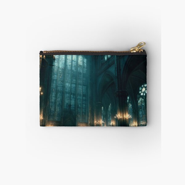 Item preview, Moonlit Gothic Cathedral Interior | Dark Academia Fantasy Architecture designed and sold by CosmicAnomaly.
