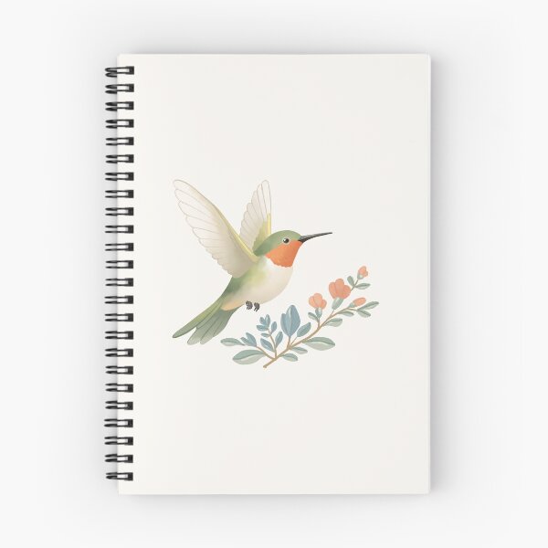 Item preview, Ruby throated hummingbird designed and sold by Elenanaylor.