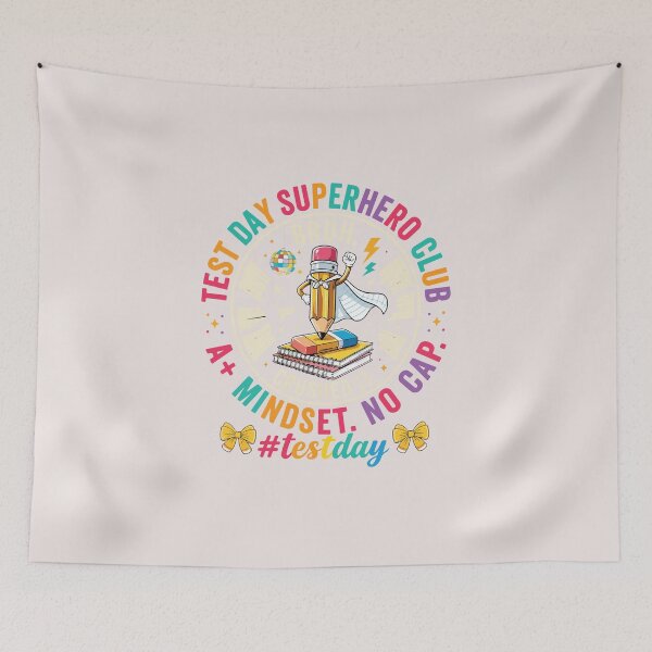 Item preview, Test Day Superhero Club Teacher Testing Motivation School Design designed and sold by BrookePage271.