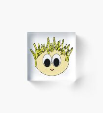 xxxtentacion, xxxtentacion xxxtentacion xxxtentacion, xxxtentacion chemise triste, chemises xxxtentacion, emojie Acrylic Block