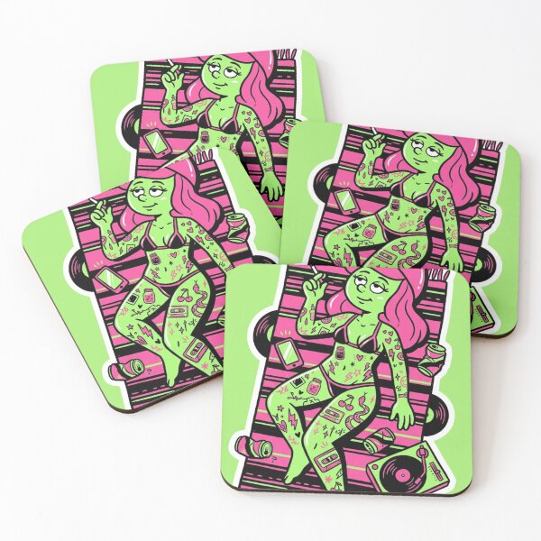 Item preview, “Vinyl Siren Sunbathes on Her Own Bad Decisions” designed and sold by Print Fiction.