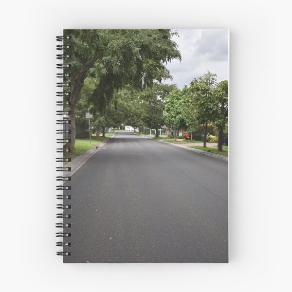 Item preview, Suburban road on an overcast day designed and sold by getmybookstore.