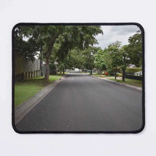 Item preview, Suburban road on an overcast day designed and sold by getmybookstore.