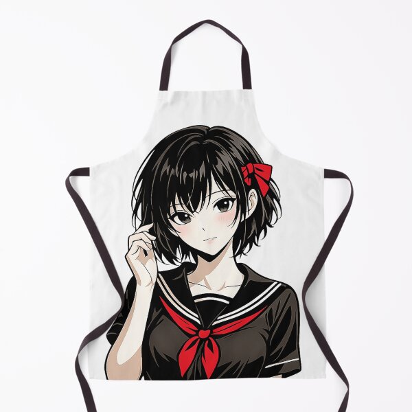 Artikelvorschau, Niedliches minimalistisches Anime-Mädchen – Ästhetik mit kurzem schwarzem Haar entworfen und verkauft von YamiSociety.