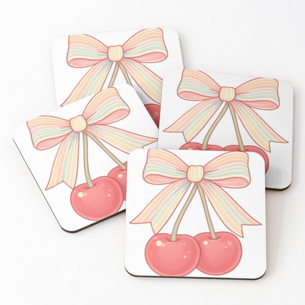 Item preview, Pastel Rainbow Pride Cherry Bow Aesthetic V.1 designed and sold by xMErCUrY03x.