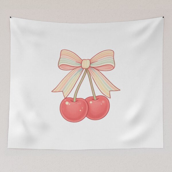 Item preview, Pastel Rainbow Pride Cherry Bow Aesthetic V.1 designed and sold by xMErCUrY03x.
